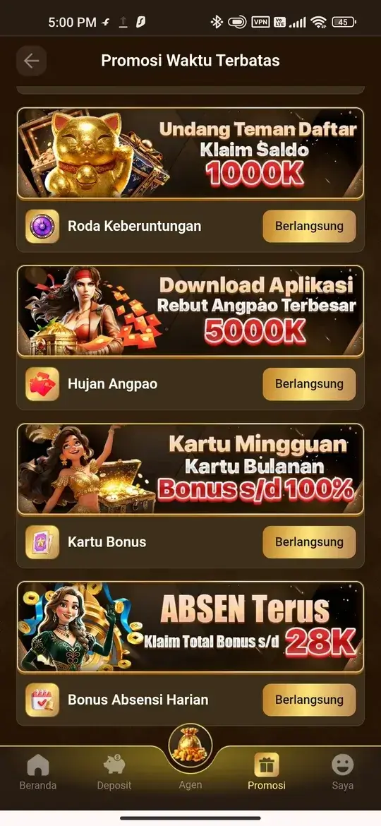 RP99 Promosi dan Bonus